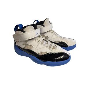 Air Jordan Boys Shoes, Jumpman Two Trey White, Blue & Black Sneakers, Sz 13C